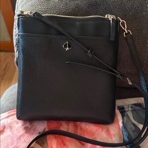 Kate Spade Black Crossbody Bag with Logo